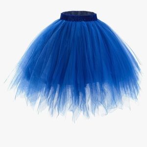 Blue tulle tutu